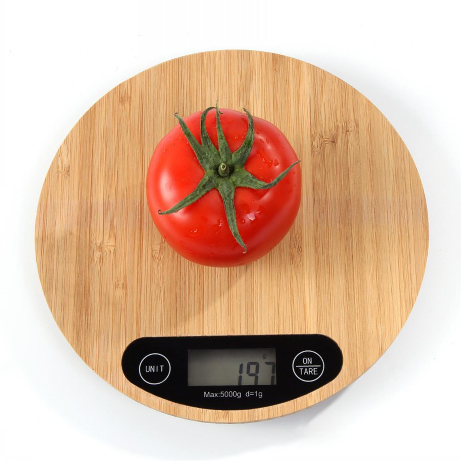2 in 1 Kitchen Scale Weight Grams oz Battery Operated Cutting Measuring Separating Electronic Portable Food Scale for Cooking