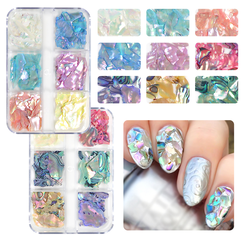 Best of Nail Art Shell Flakes Abalone Shell Glitter 3D Nails Charms Sea Shell Sequins Nail Supplies Professional Manicure Accessories Reviews & Tips