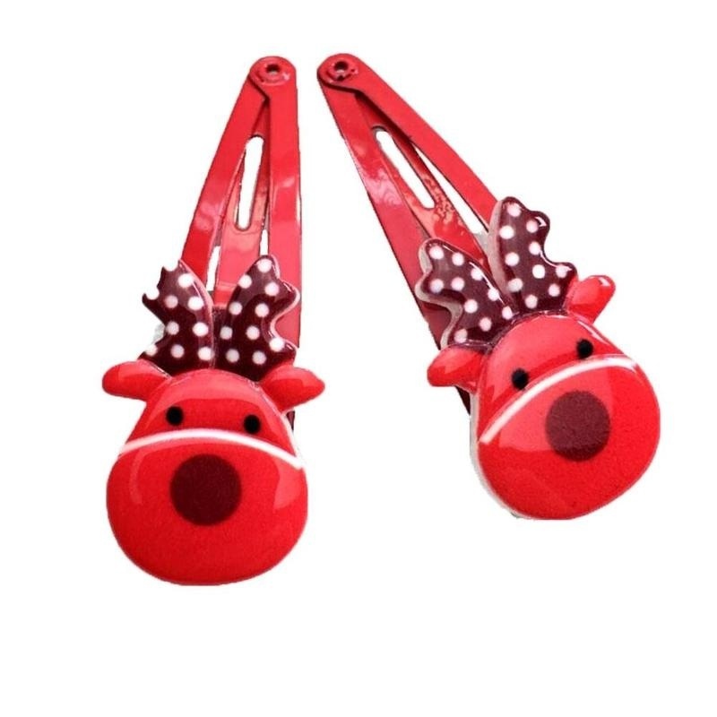 Description Picture 6 of item10pcs Kids Girl Candy Hairpin Baby Hair Clip Christmas Barrettes Christmas Headbands