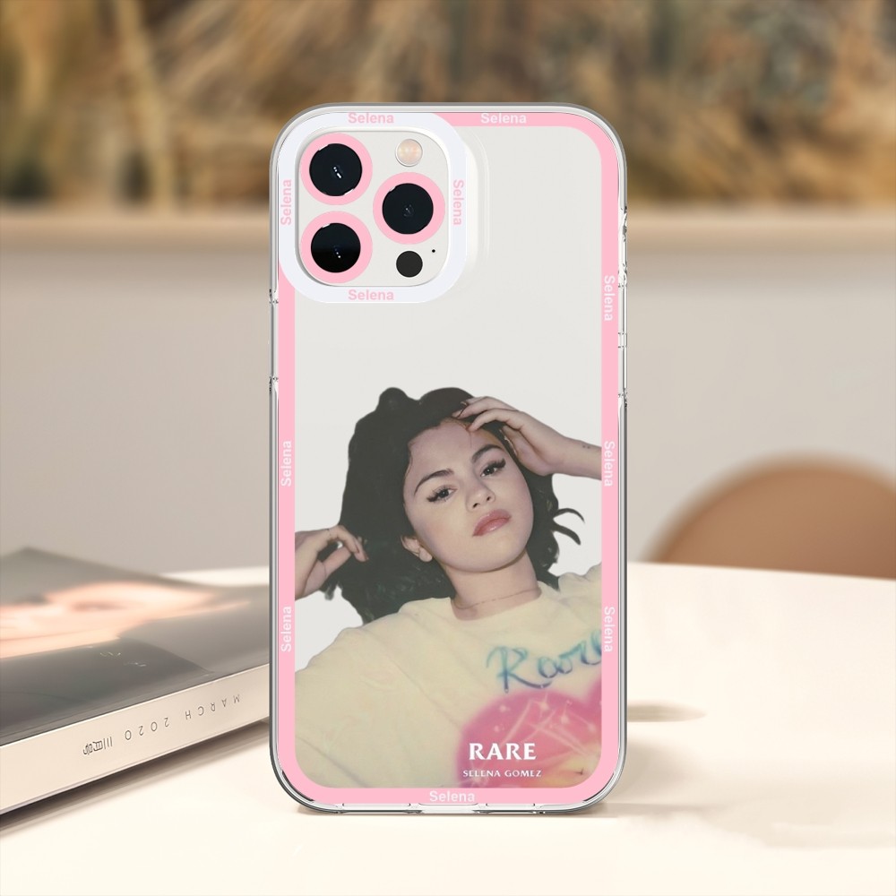 Selena Gomez Sänger Handyhülle für iPhone 11 12 Mini 13 14 15 Pro Max Transparente Hülle – Detail 8