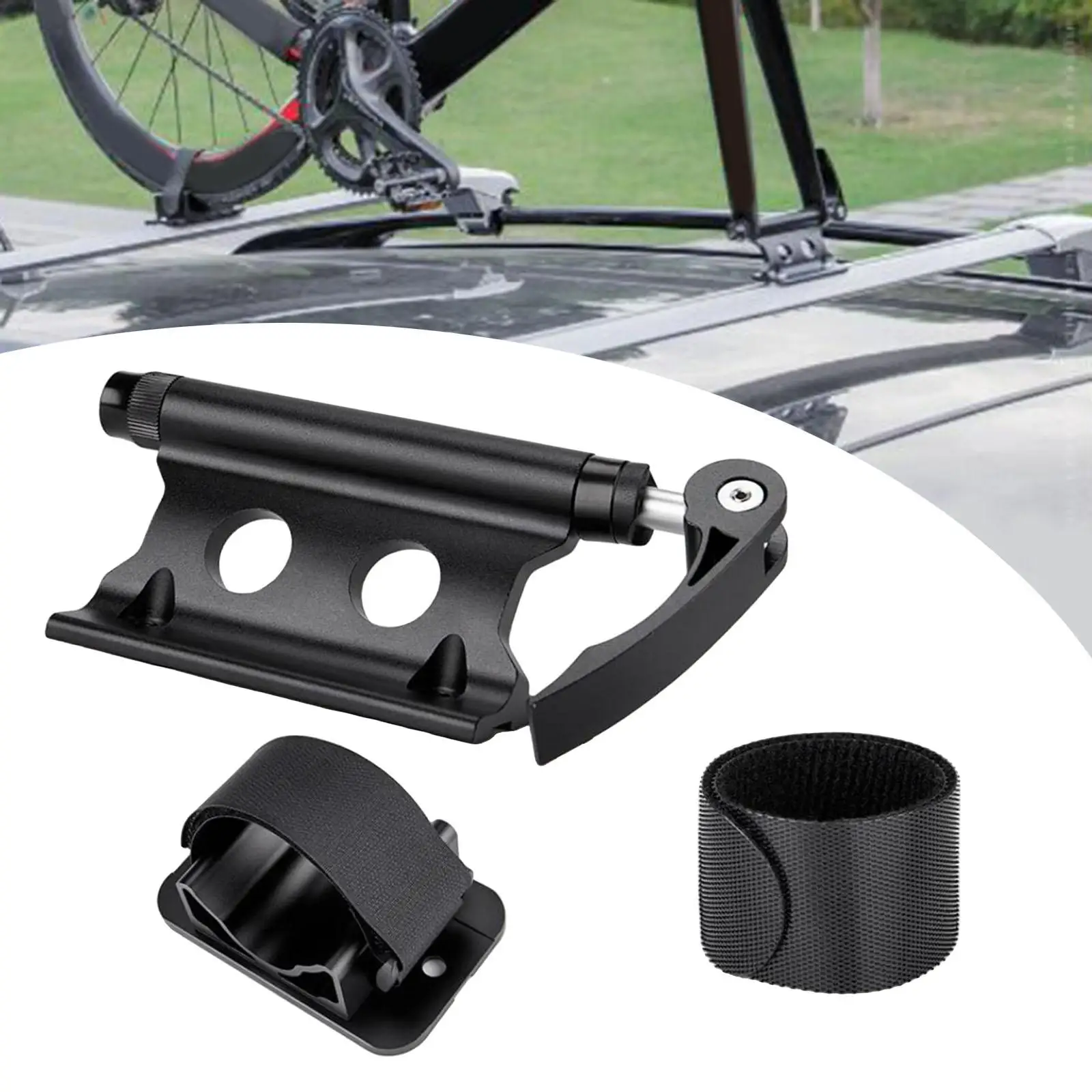 Bicycle Front Fork Quick Release Mount Holder Universal Aluminum Alloy Bike Block Fork Lock Cycle Transport Storage Mount Lock