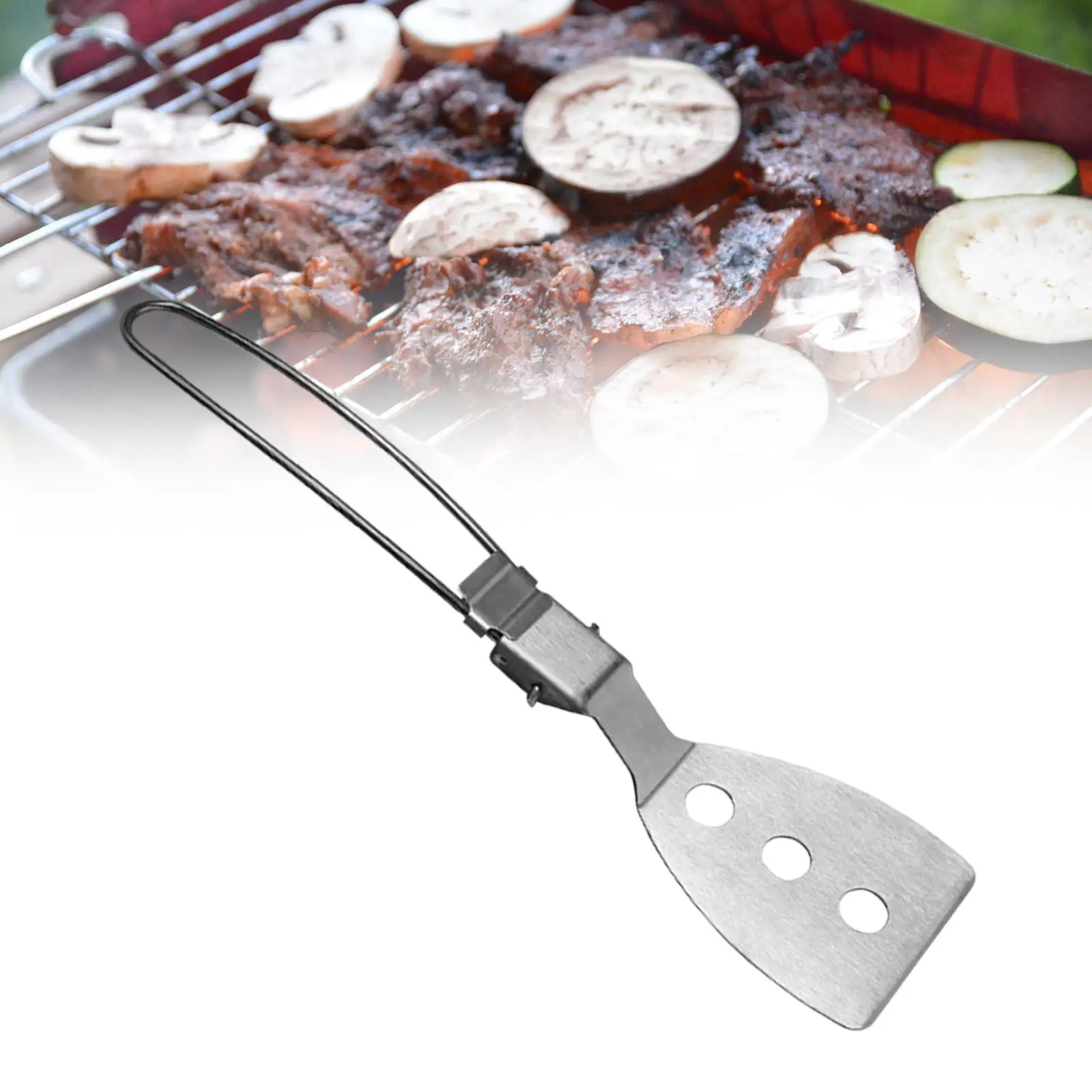 Camping Cooking Spatula Kitchen Cookware Foldable Spatula for Hiking Travel