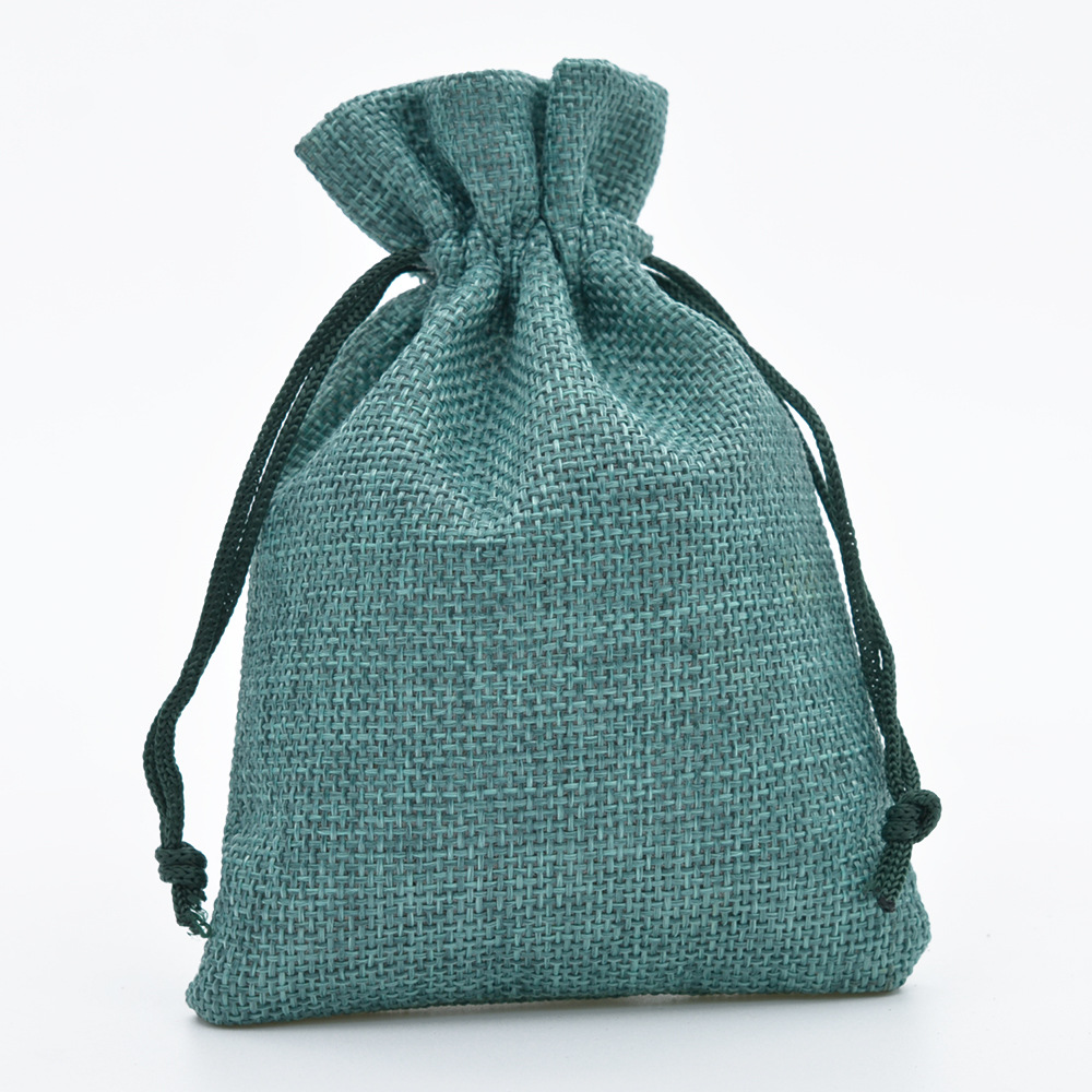 5 Stück Multisize Jute Sackleinen Leinen Kordelzug Tasche Weihnachten Halloween Geschenktüten Hochzeit Geburtstag Party Süßigkeiten Schokolade Verpackungsbeutel – Detail 28