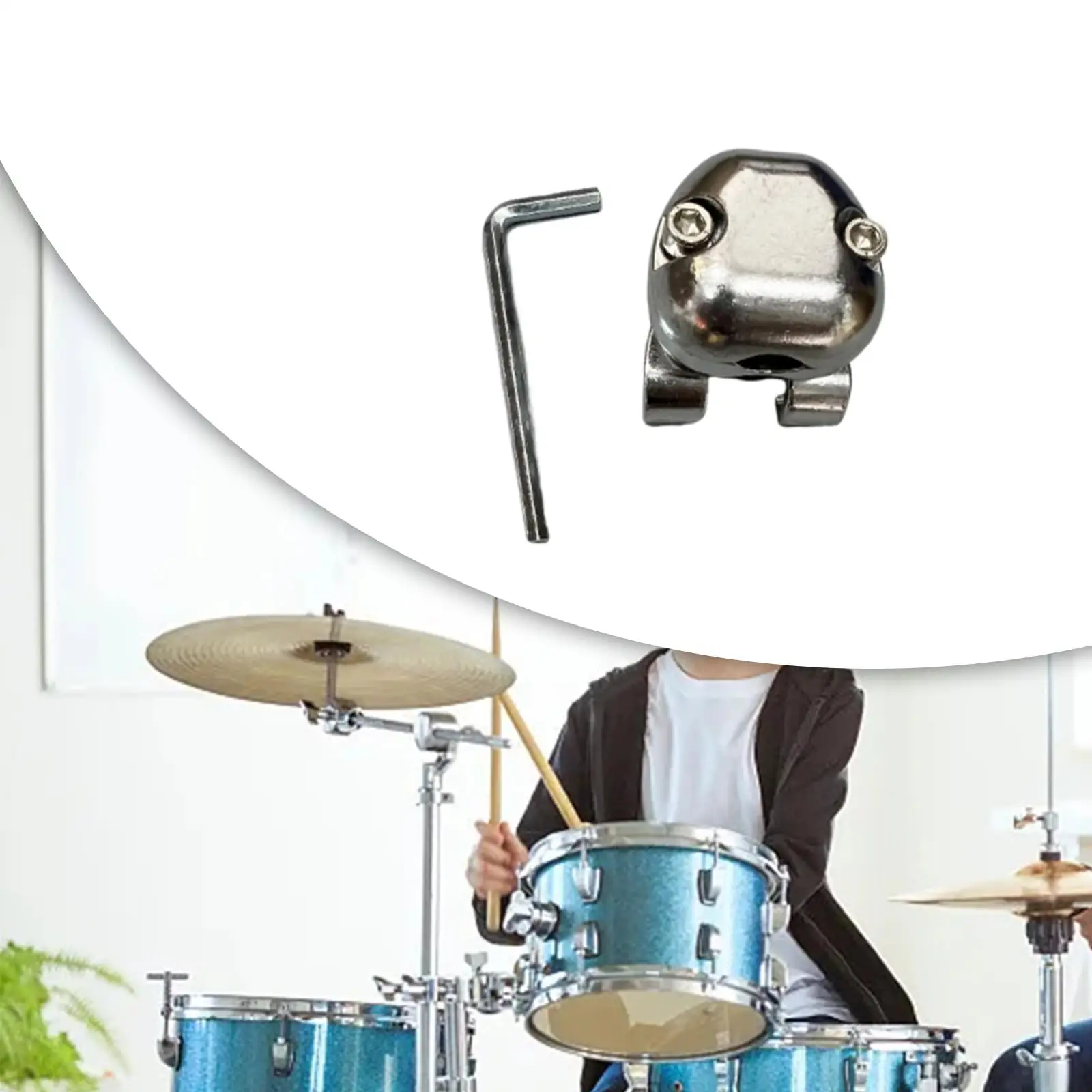 Cymbal Mounting Clamp Professional Connecting Clamp Attachment Portable Hardware Drum Accessories Cymbal Clip Drum Cymbal Clamp