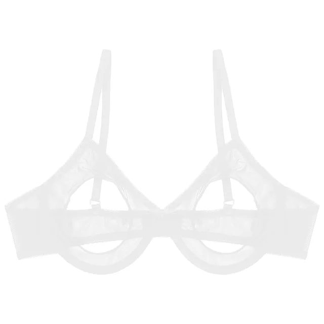 Sexy Women Open Nipple Bras Hollow Out Bare Breast Lingerie Exotic Str –  Osherhome