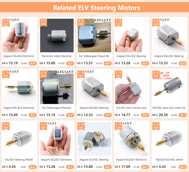 純正 ESL/ELV モーターステアリングロックホイールモーター