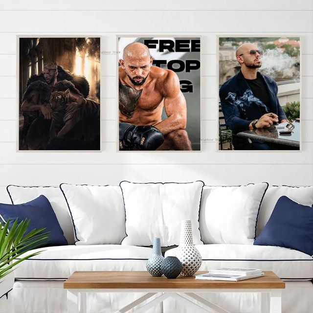 Emory Andrew Tate Jr. 限定版アート 99/100 + a 1pc Emory Andrew Tate III Poster Paper Print Home Bedroom
