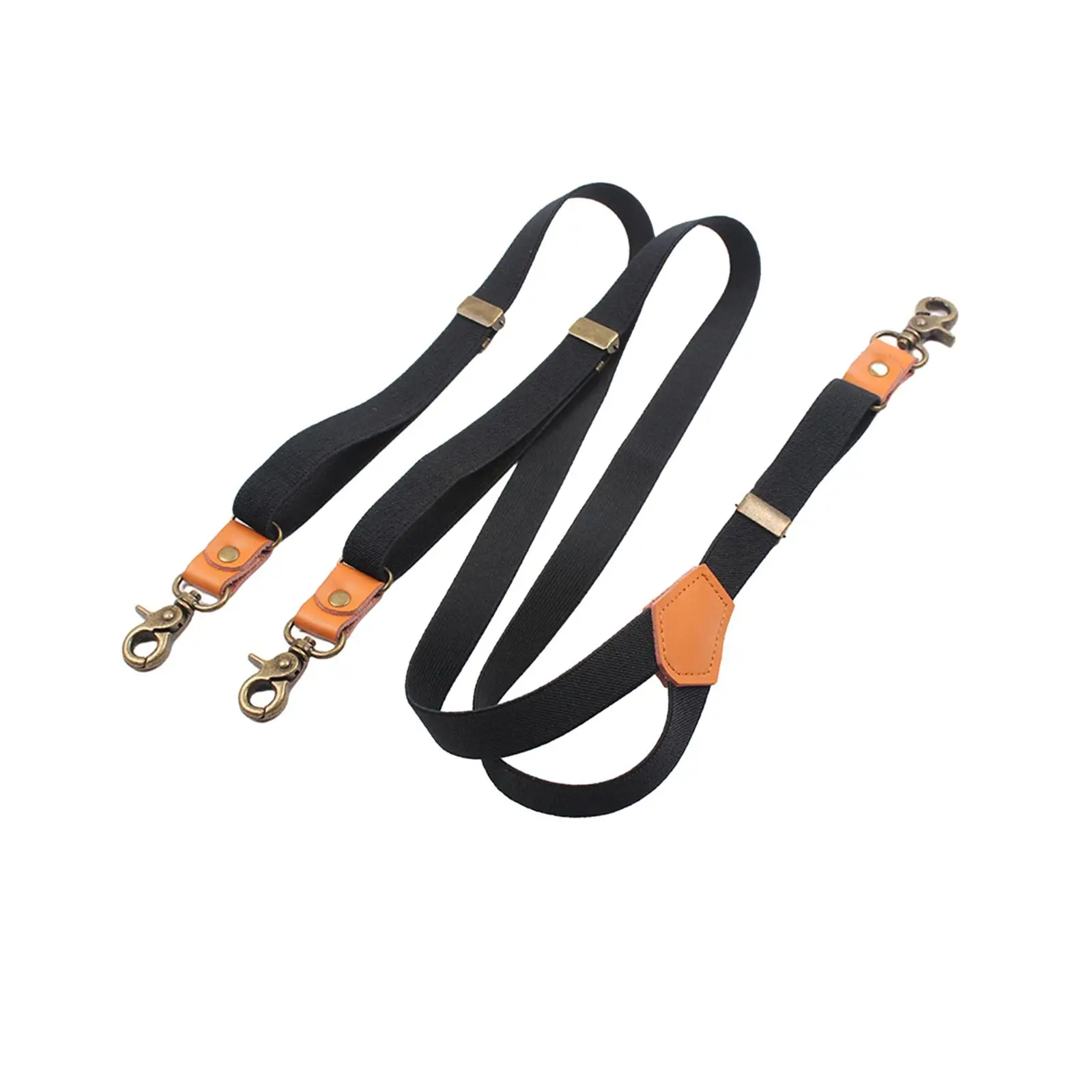 Suspenders for Men Casual Heavy Duty Elastic Adjustable Swivel Hooks Shaped Belt Loops Pants Braces Fashion Adjustable Braces