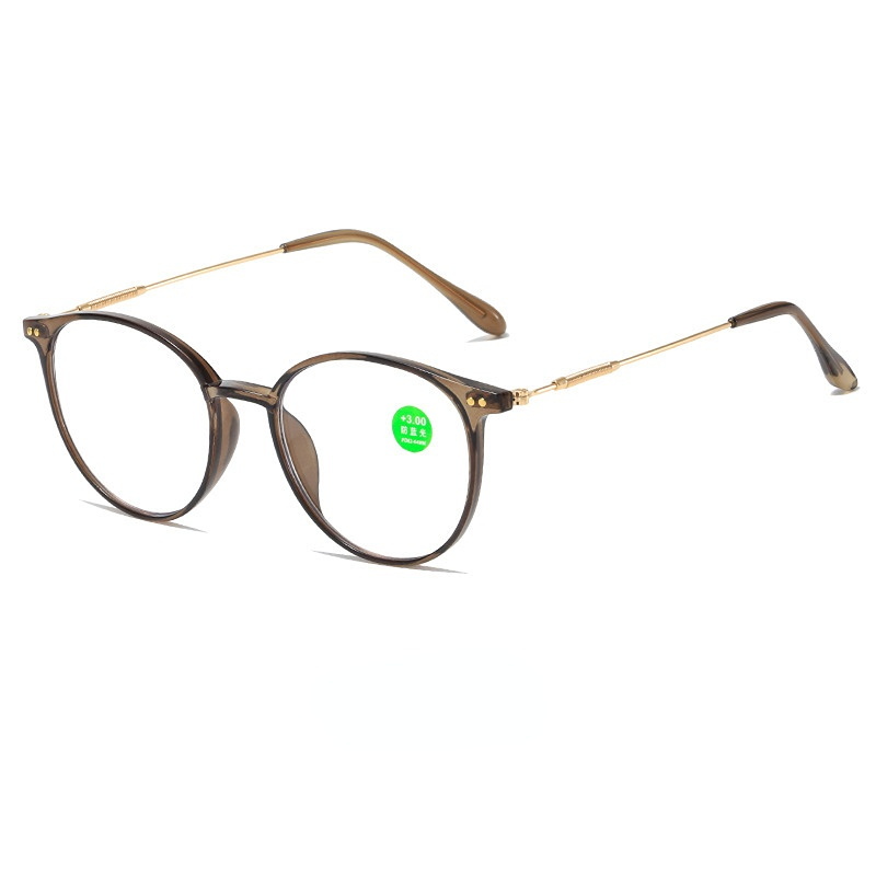 Blau Licht Blockieren Progressive Lesebrille Männer Frauen In Der Nähe Von Weit Bifokale Brillen Vintage Multifokale Presbyopie Brillen – Detail 10