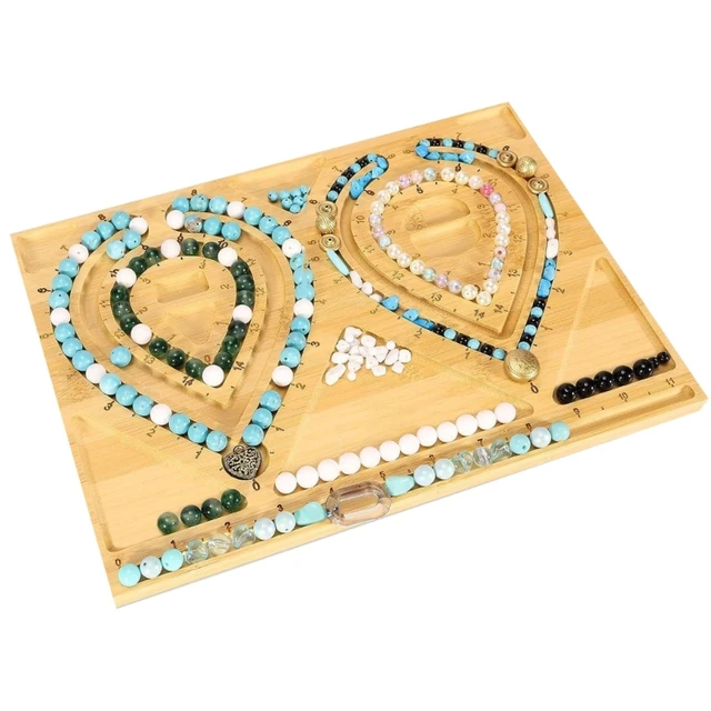 Wooden Beading Board for Jewelry Bracelet Making & Beading Trays, Jewelry  Design Mats for Jewelry Making, Bracelet, Necklaces - AliExpress