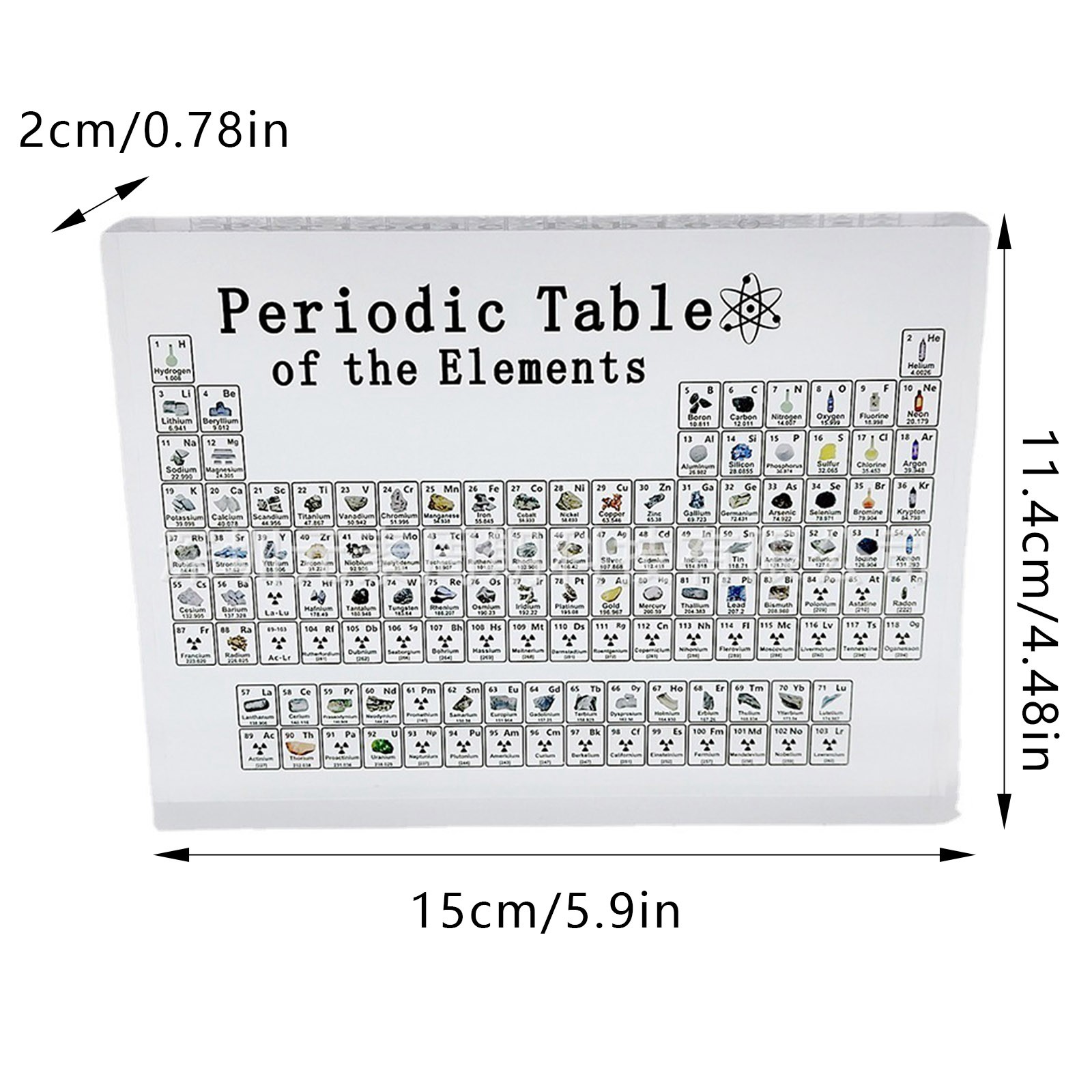 Акриловый Настольный орнамент, Периодическая таблица элементов,  демонстрационная доска, домашнее украшение, учебный инструмент, подарок для  детей, школы, дня рождения | AliExpress