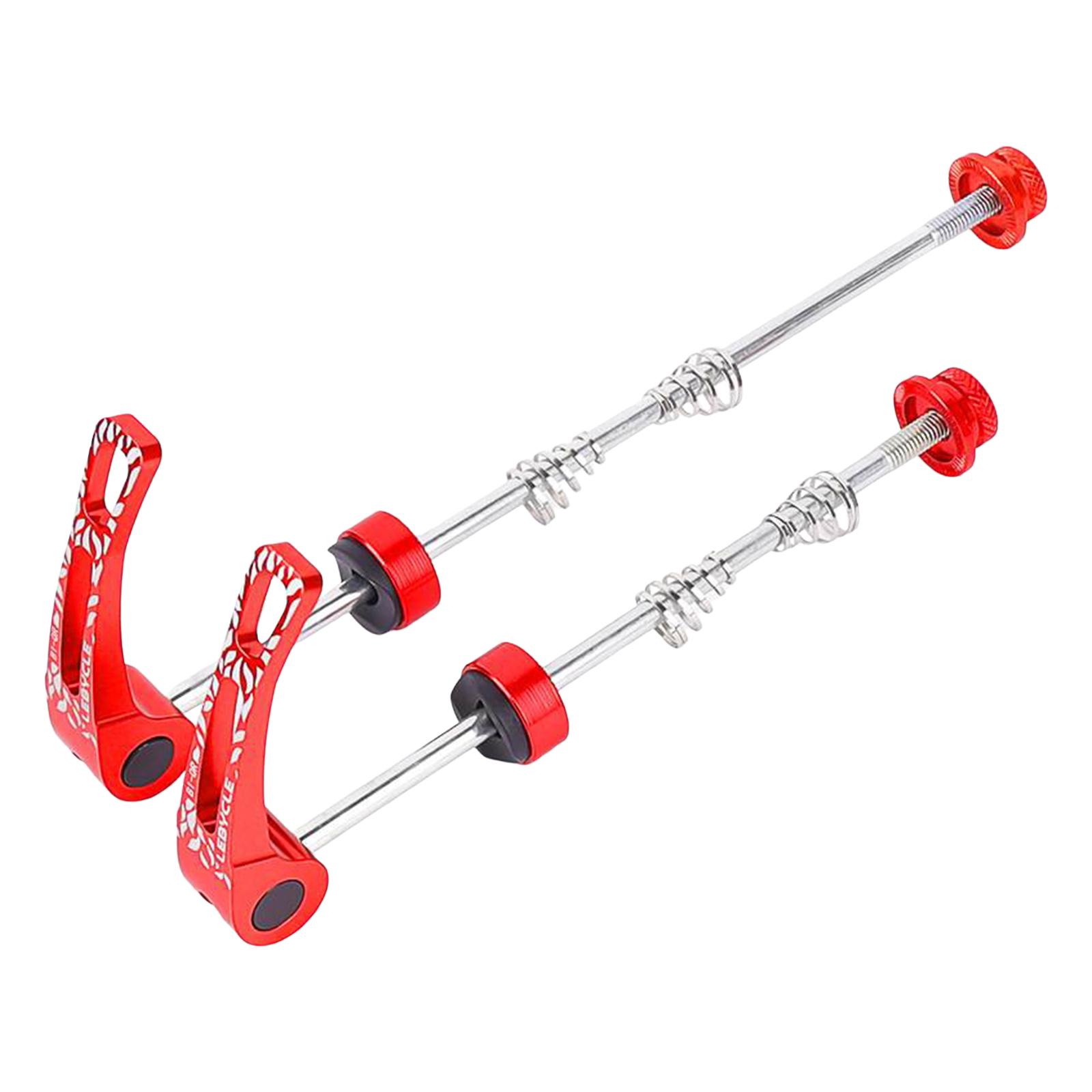 Road Bike Quick Release Skewers Set Bicycle Wheel Hub Skewers 145/185mm Cycling Accessory