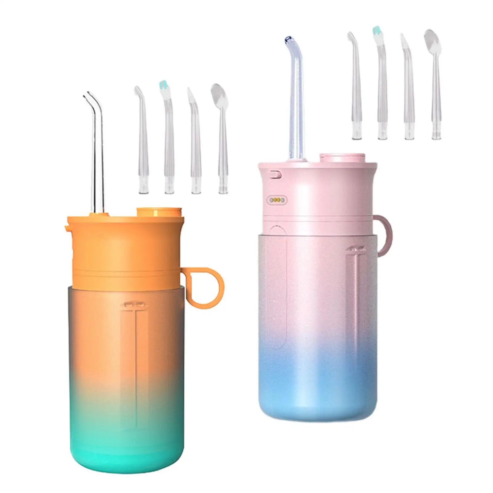 Telescopic Oral Irrigator Electric Flosser Oral Flossing Irrigator Rechargeable IPX7 Professional with 3 Modes 