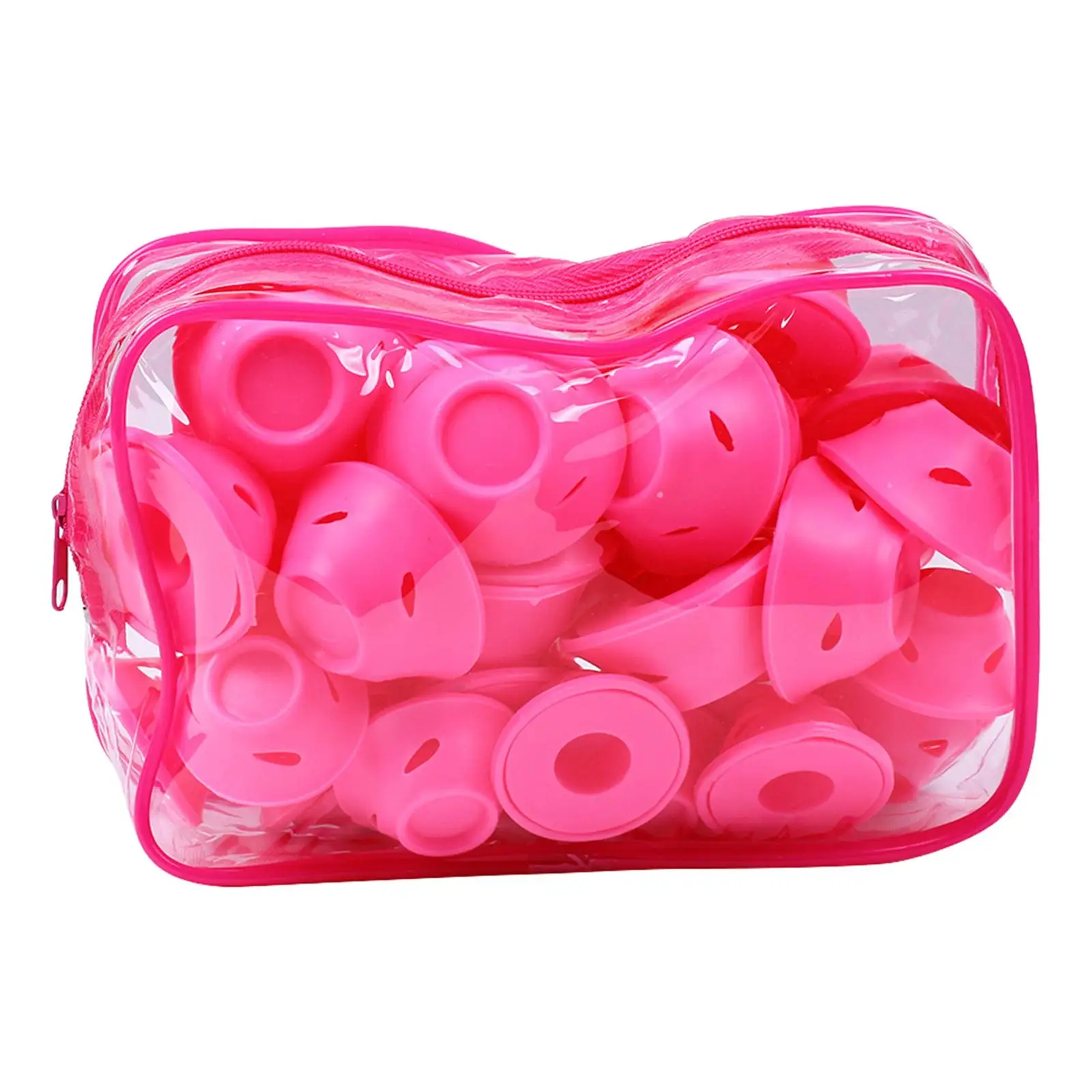 30x Hair Rollers Non Heating Silicone Hair Accessories Curling for Natural Curls