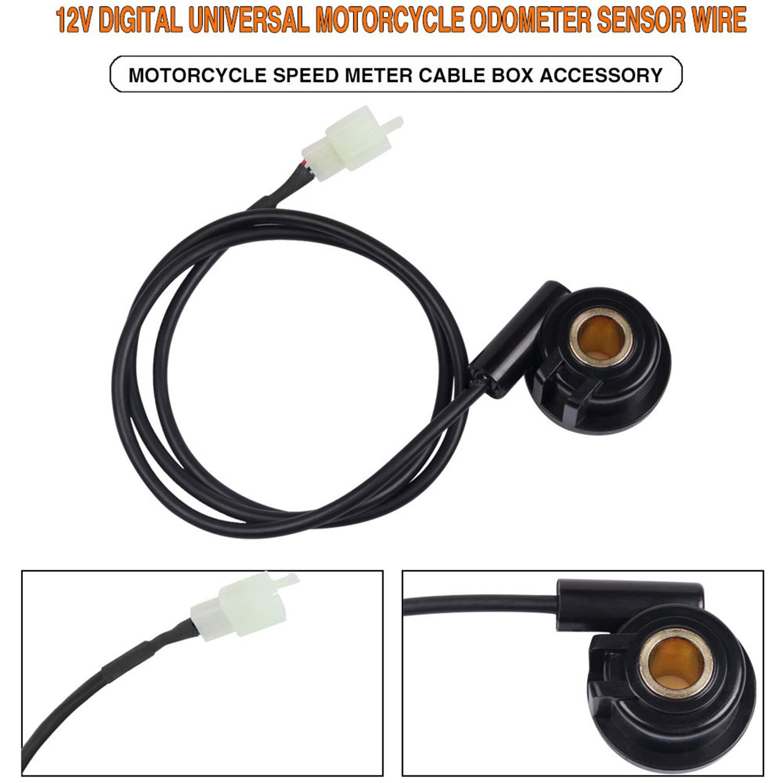 12V Digital Motorcycle Speed Meter Sensor Wire Spare Parts Direct Replaces