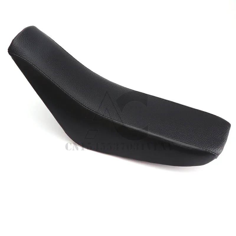 Sillín alto plano negro para motocicleta tipo pit bike
