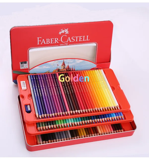 Faber Castell 100 Color Oily Pencil Lapis De Cor Classic Professionals  Artist Painting&Drawing Sketch Pencils Art Supplies - AliExpress