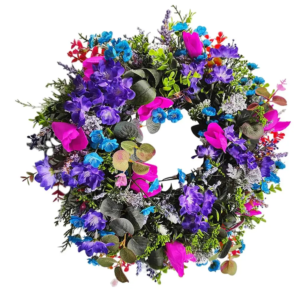 45.72cm  Wreath Front Door Wreath Gift Stable Cottage Wreath  for Decor Party Farmhouse Valentines Day Wall