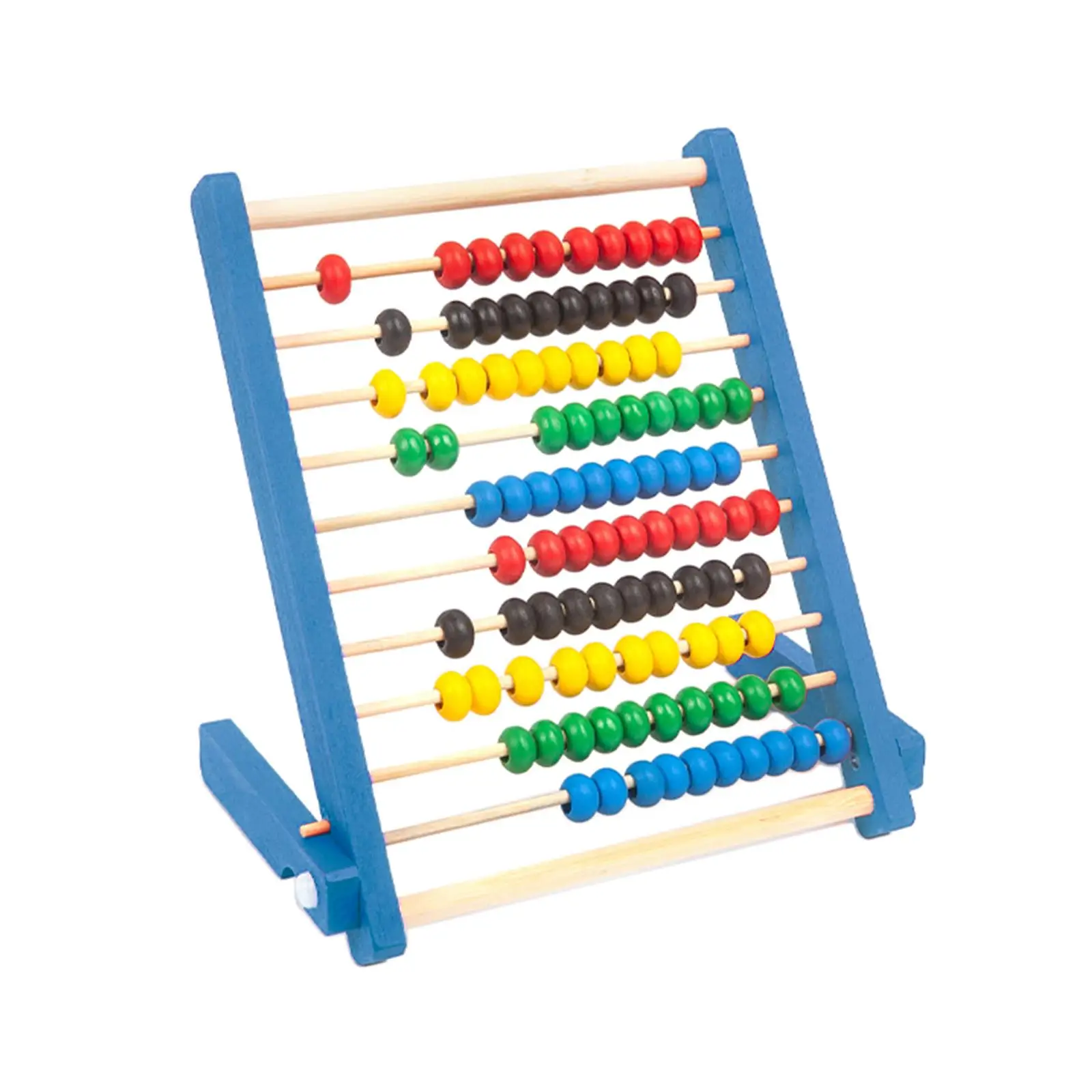 Wooden Abacus Toy Educational Tools Toddlers Mathematics Toy Beads Game for Kindergarten Boys Girls Elementary Children Kids