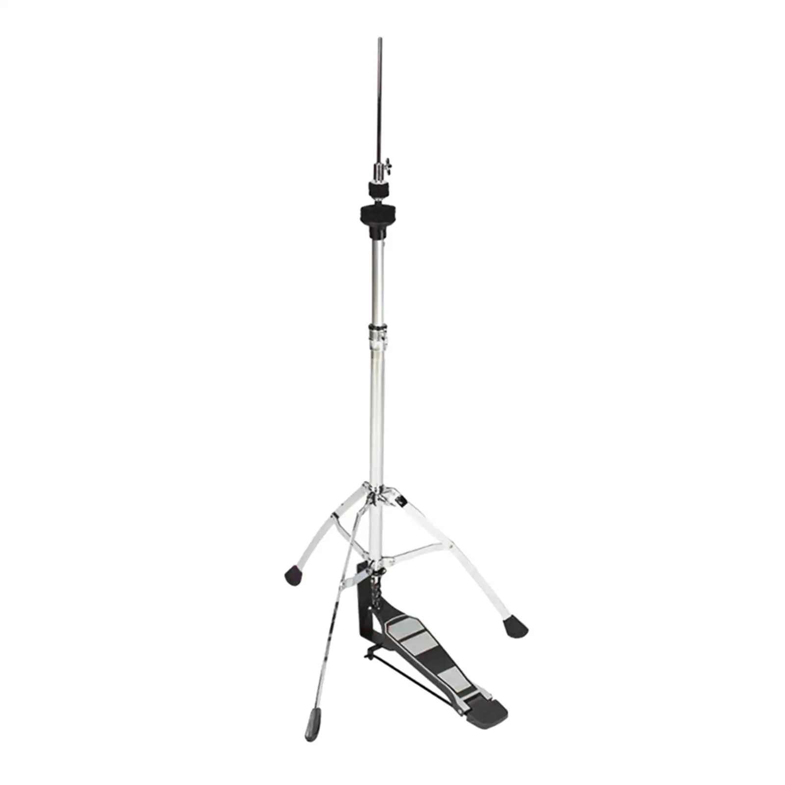 Metal High Hat Stand,Swivel Legs,Double Braced Cymbal Arm,Folding Bracket Cymbal Stand,Drum Stand Height Adjustable Accessories