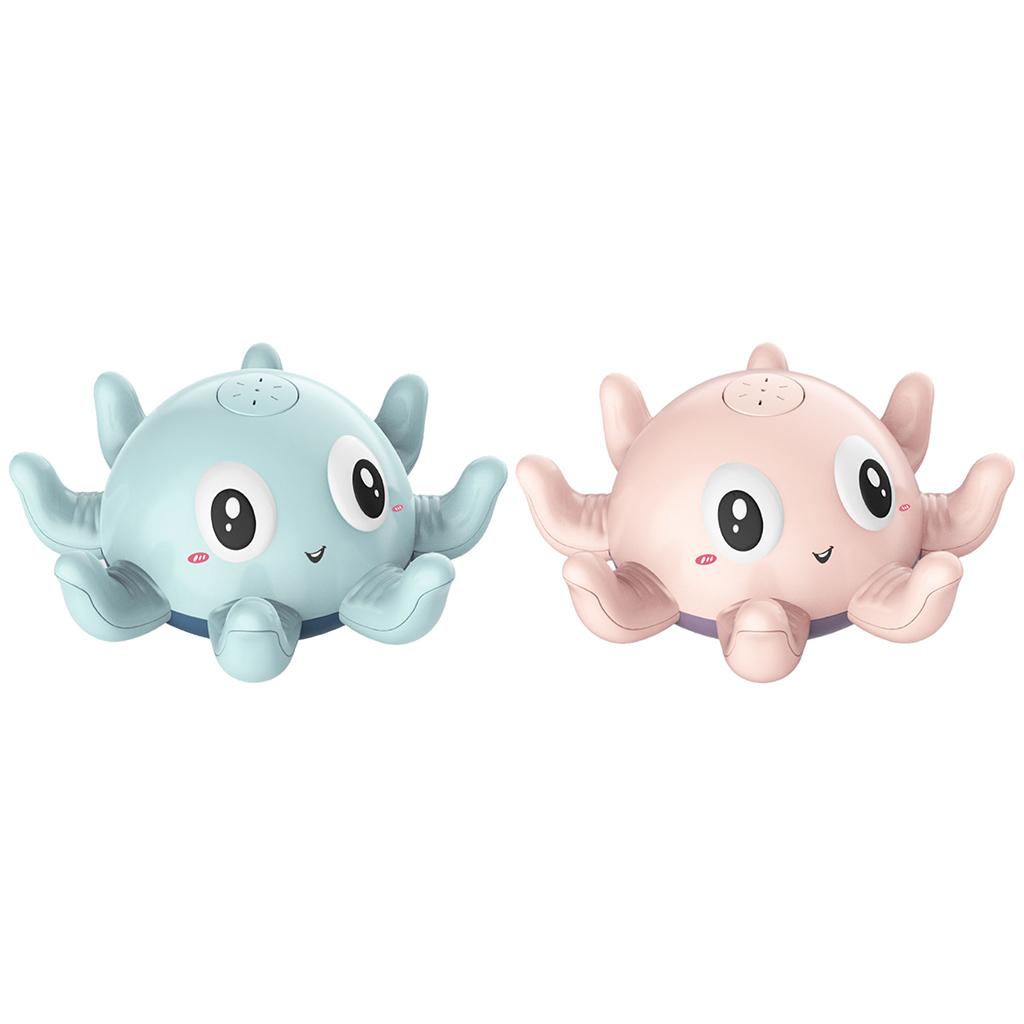 Cute Light Up Sprinkler Octopus with LED Light Swim Pool Paddling Floating Bathroom Squirt Bath Toys Party Favors