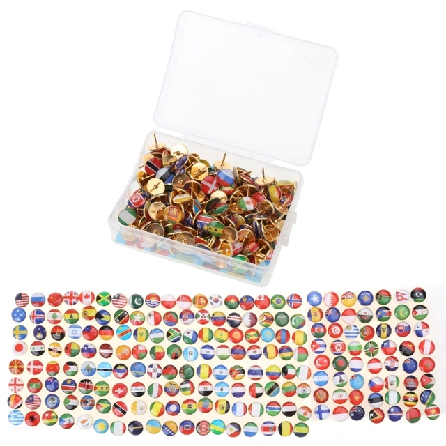 Drawing Pins Thumb Tacks Round Head Paper Hold Push Pins for Office Home,  School
