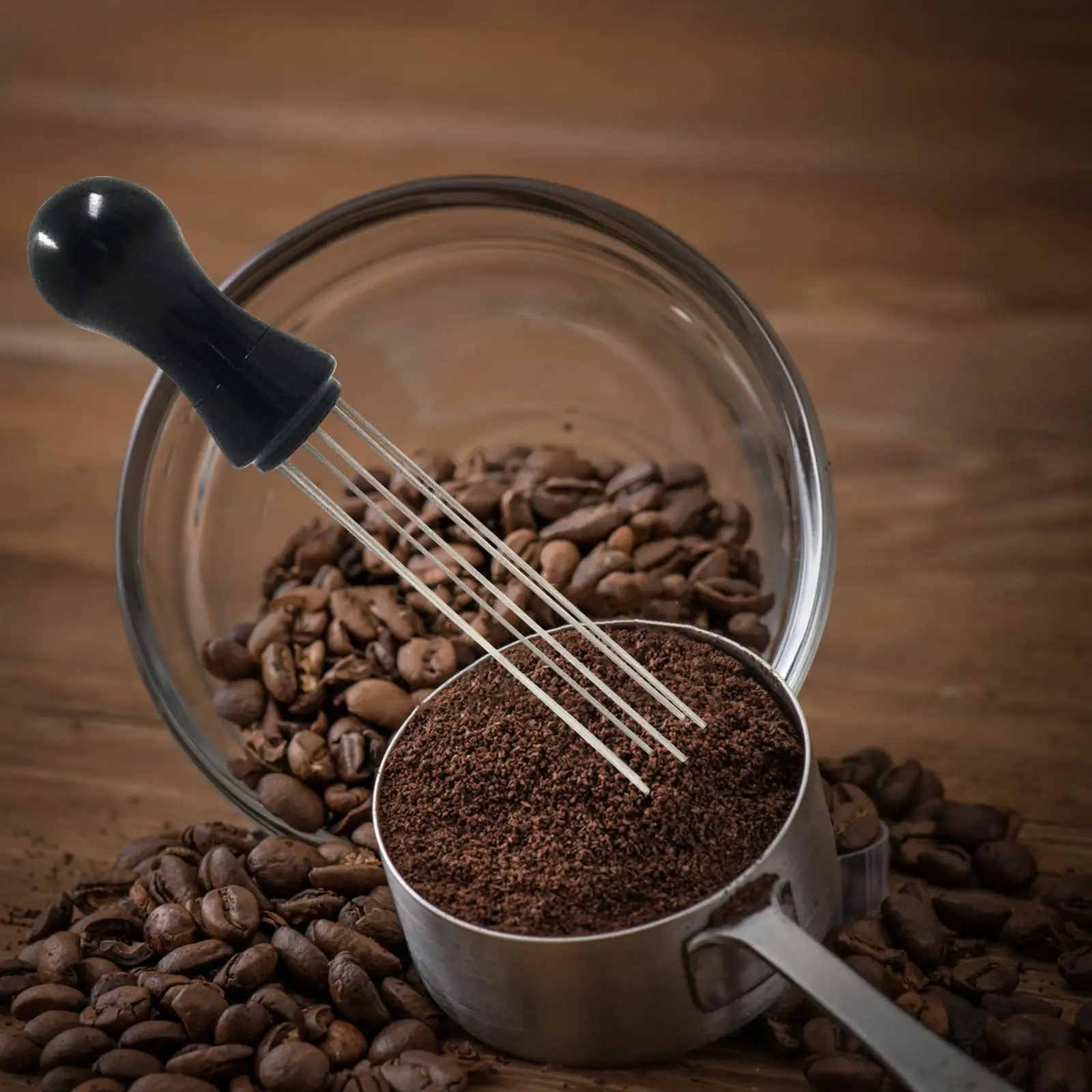 Needle Coffee Tamper Distributor Leveler Tool Coffee Stirrer Espresso Distribution Tool for Kitchen, Cafe, Bar, Home, Hotel