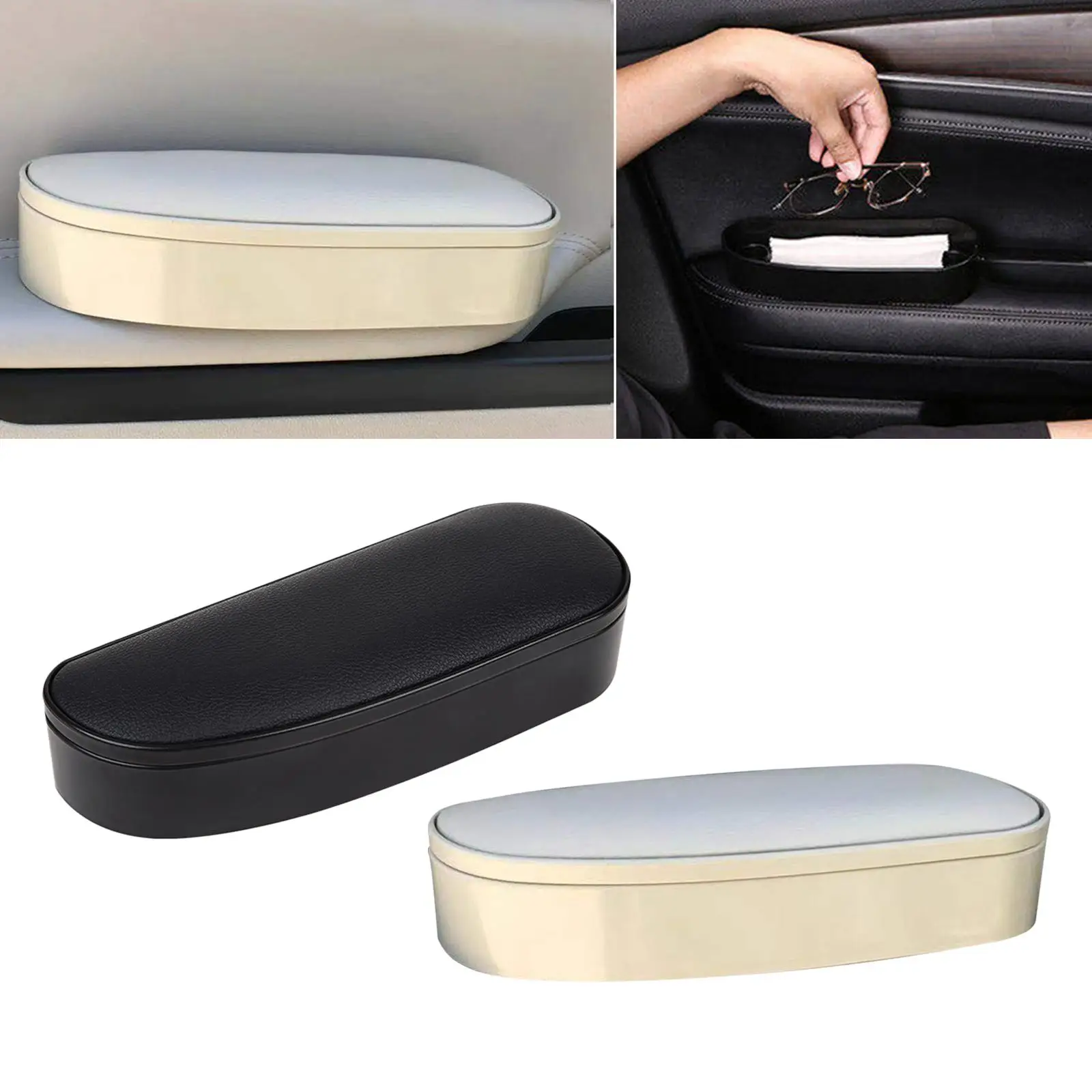 Durable Car Armrest Elbow Support Interior Parts Storage Arm Heightening Pad Multifunctional Cushion for Travel Long Driving