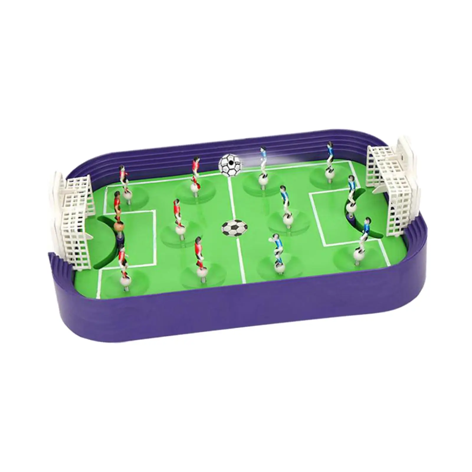 Portable Table Football Game Soccer Table Game Table Board Interactive Toy Mini Tabletop Football for Teens Boys Adults Family