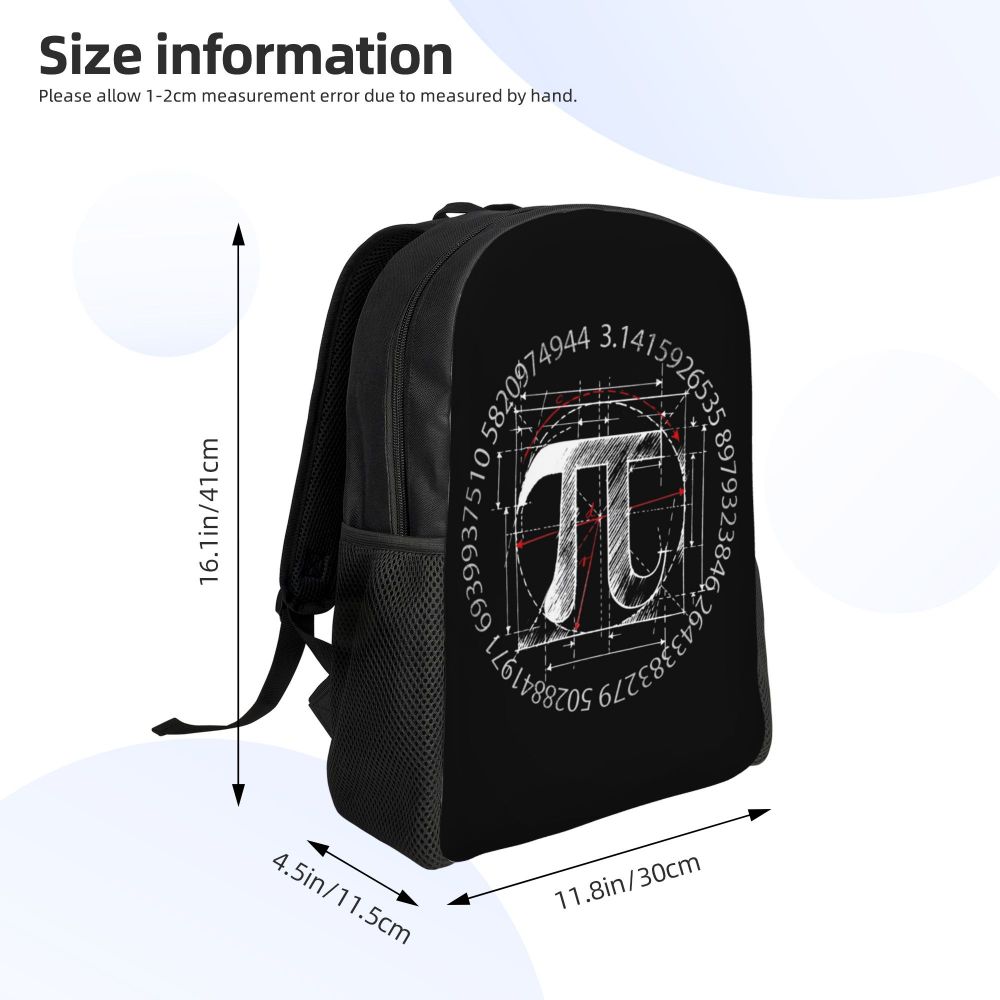 mulheres e homens, matemática matemática saco, impressão Bookbag, escola universitária