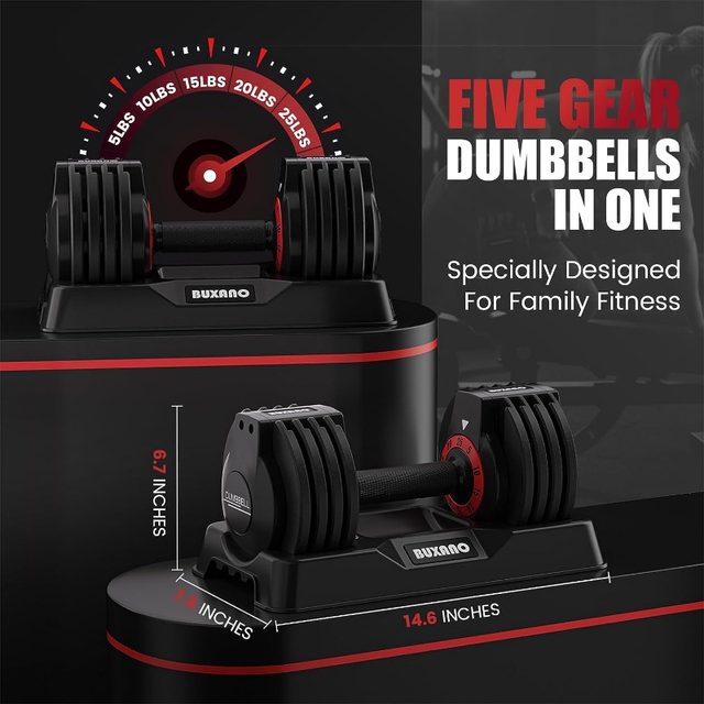 Sale Adjustable Dumbbell, 25lb Single Dumbbell