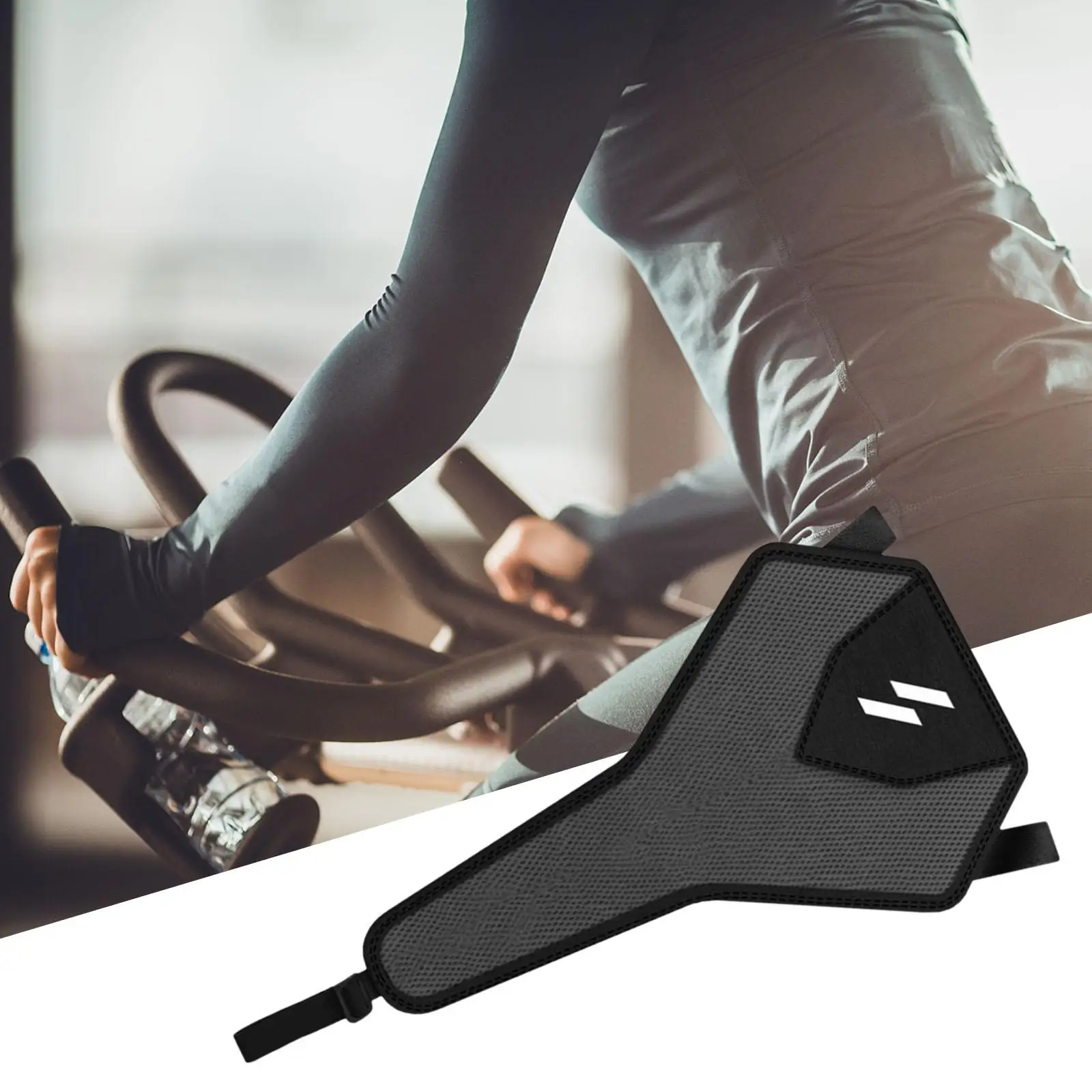 Bike Sweat Cover Catcher  Frame Guard Adjustable Net Absorb Belt