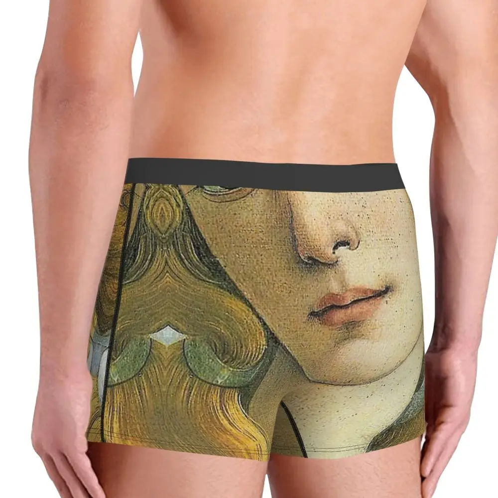 Sexy Boxer Shorts Panties Man Sandro Botticelli Art Underwear Soft Underpants for Homme Plus Size mens designer boxers