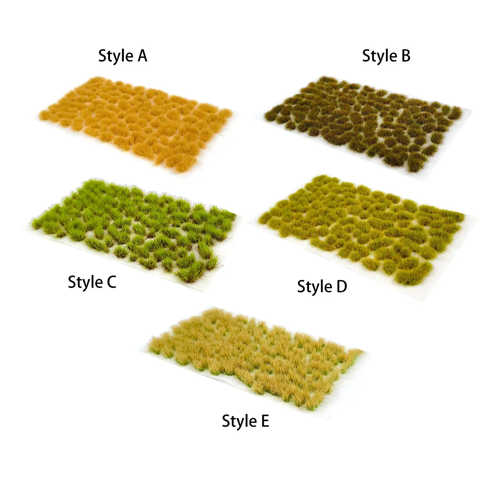 95x Large Cluster Grass Train Sand Table Model Material for DIY Landscape