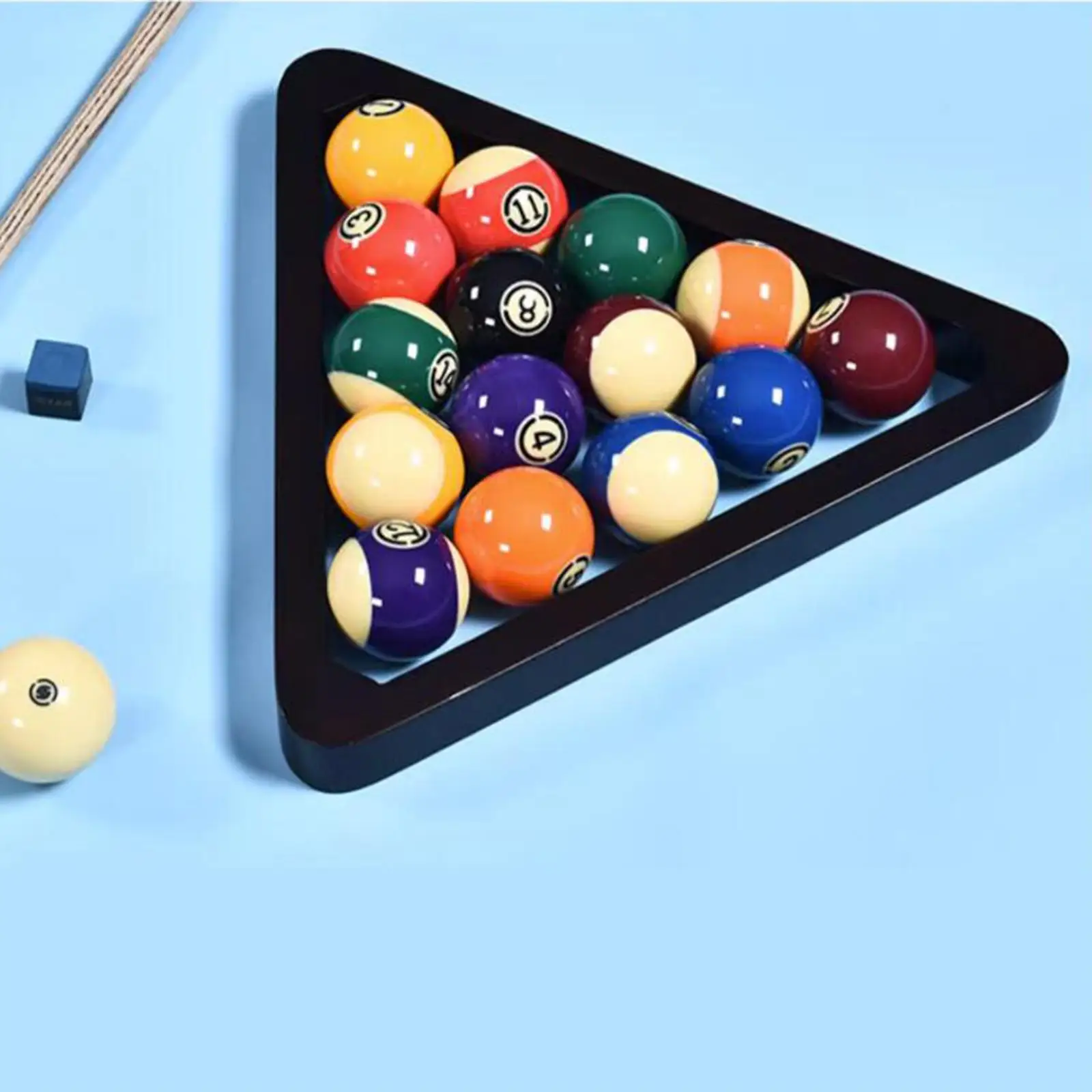 Billiard Triangle Ball Rack Organize Holder Pool Rack Pool for 2 1/4
