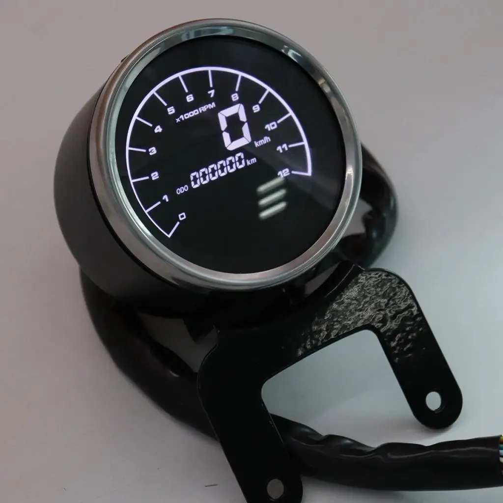 Digital LCD Motorcycle Fuel Level Multi-function 