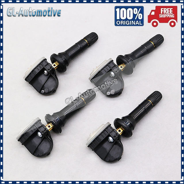 Lot De 4 Capteurs TPMS Pour Opel Astra J, Insignia A, Zafira C - Fréquence 433 MHz, étanche IP67