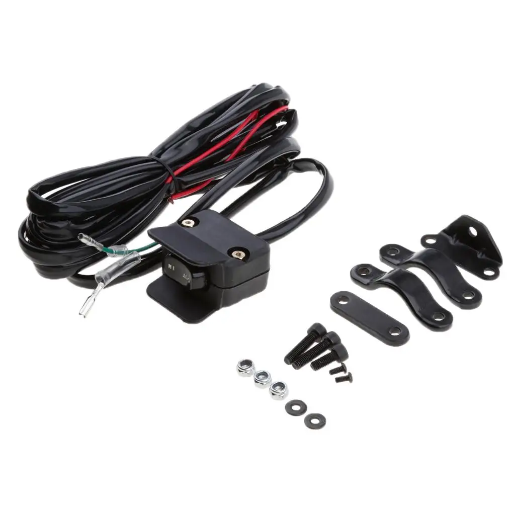 3 Meter ATV UTV Winch Rocker Switch Handlebar Control Line Accessories