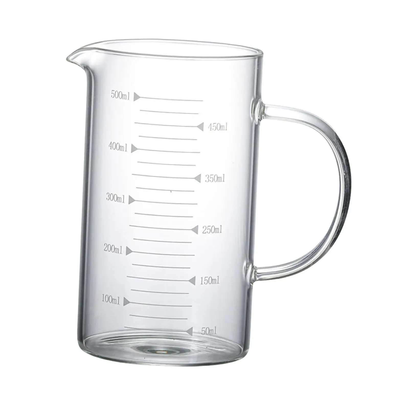 Measuring Cup Containers with Scale Milk Glass Cup for Tea Milk Beverage