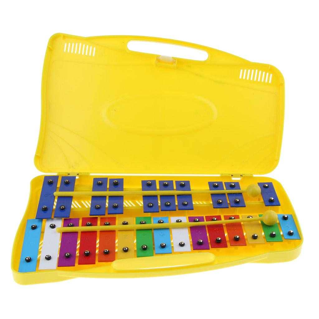 Aluminum Xylophone - Musical Toy for Children And Baby Glockenspiel with Case