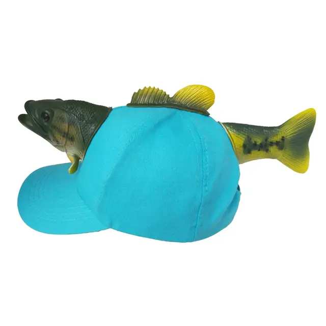 Unbranded, Accessories, Vintage 9s Novelty 3d Plush Trout Fish Hat Red  Ball Cap Snapback Fisherman
