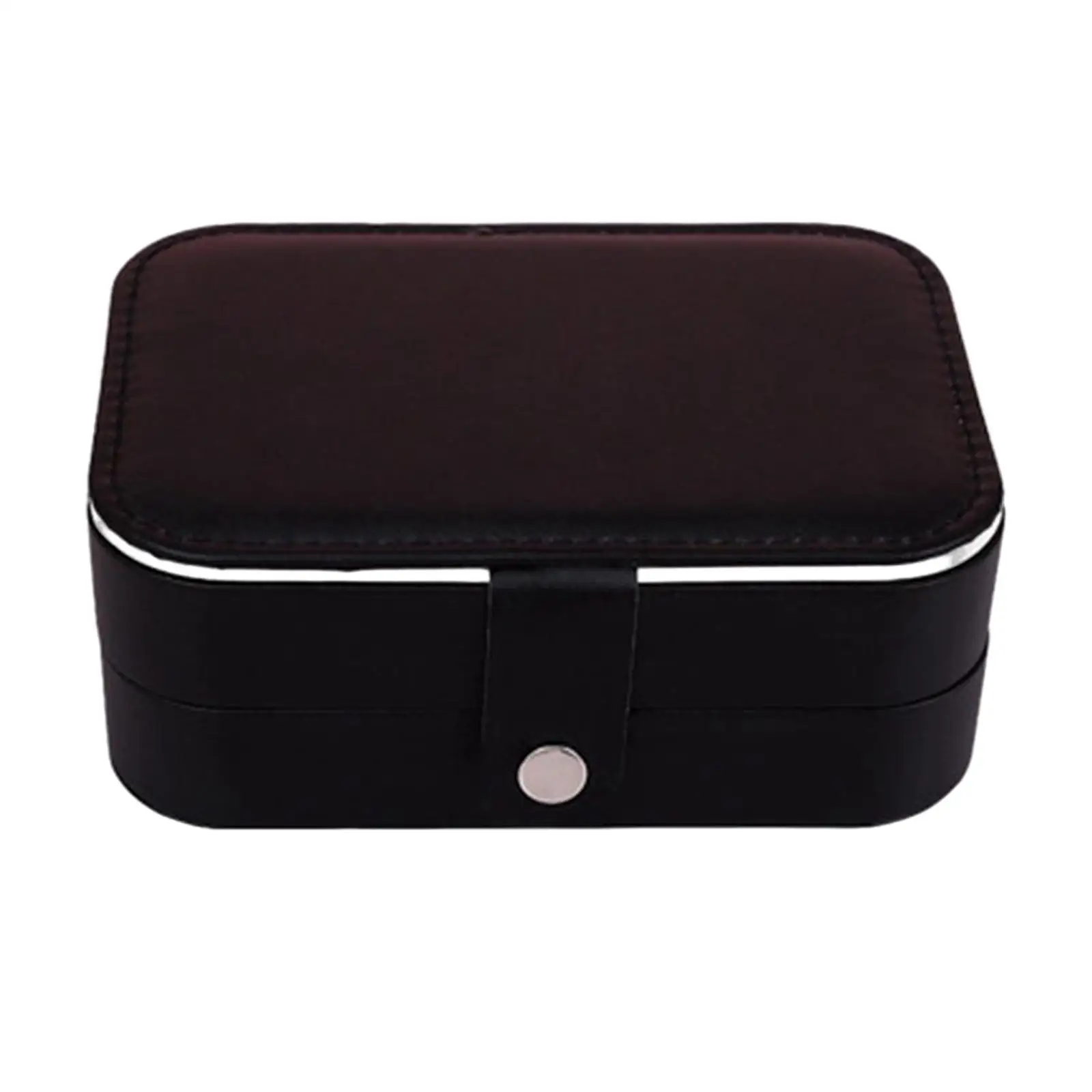 2 Layers Jewelry Box Large Capacity PU Leather Display Storage Case for Studs Jewellery Care Travel Storage Jewellery Storage