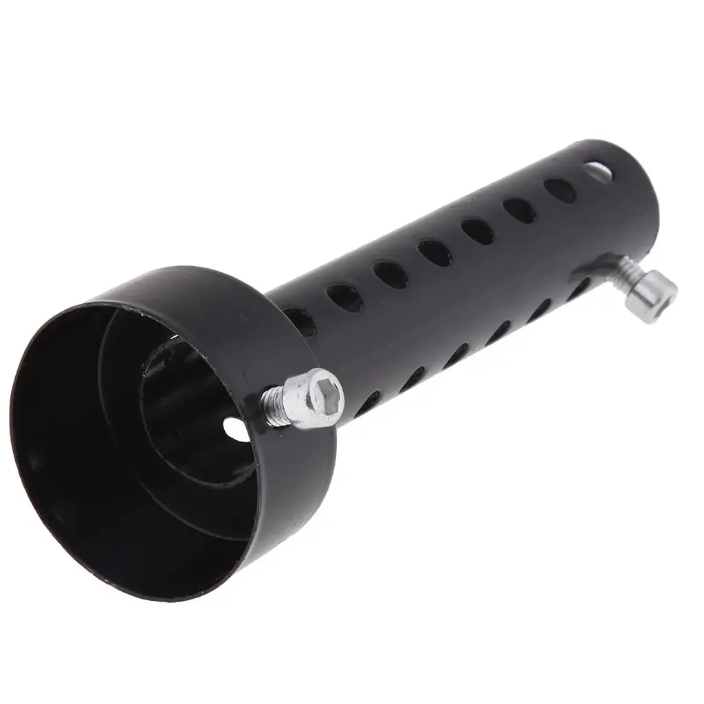 Motorcycle Tail Exhaust Can  Baffle    Noise Sound  48mm Black