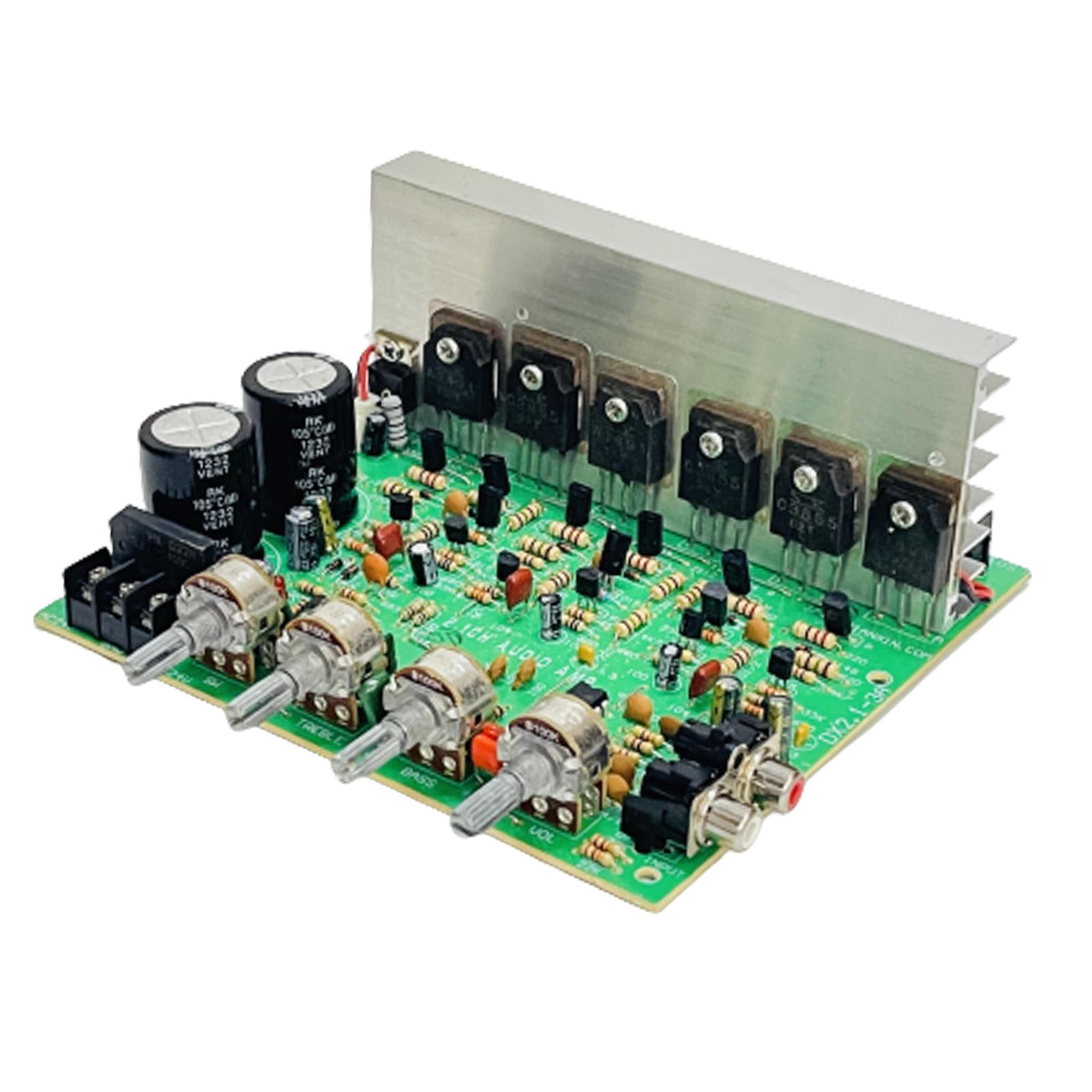 120W + 120W Amplifier 2.1 Channel PCB Amplifier Module Audio Power Supply