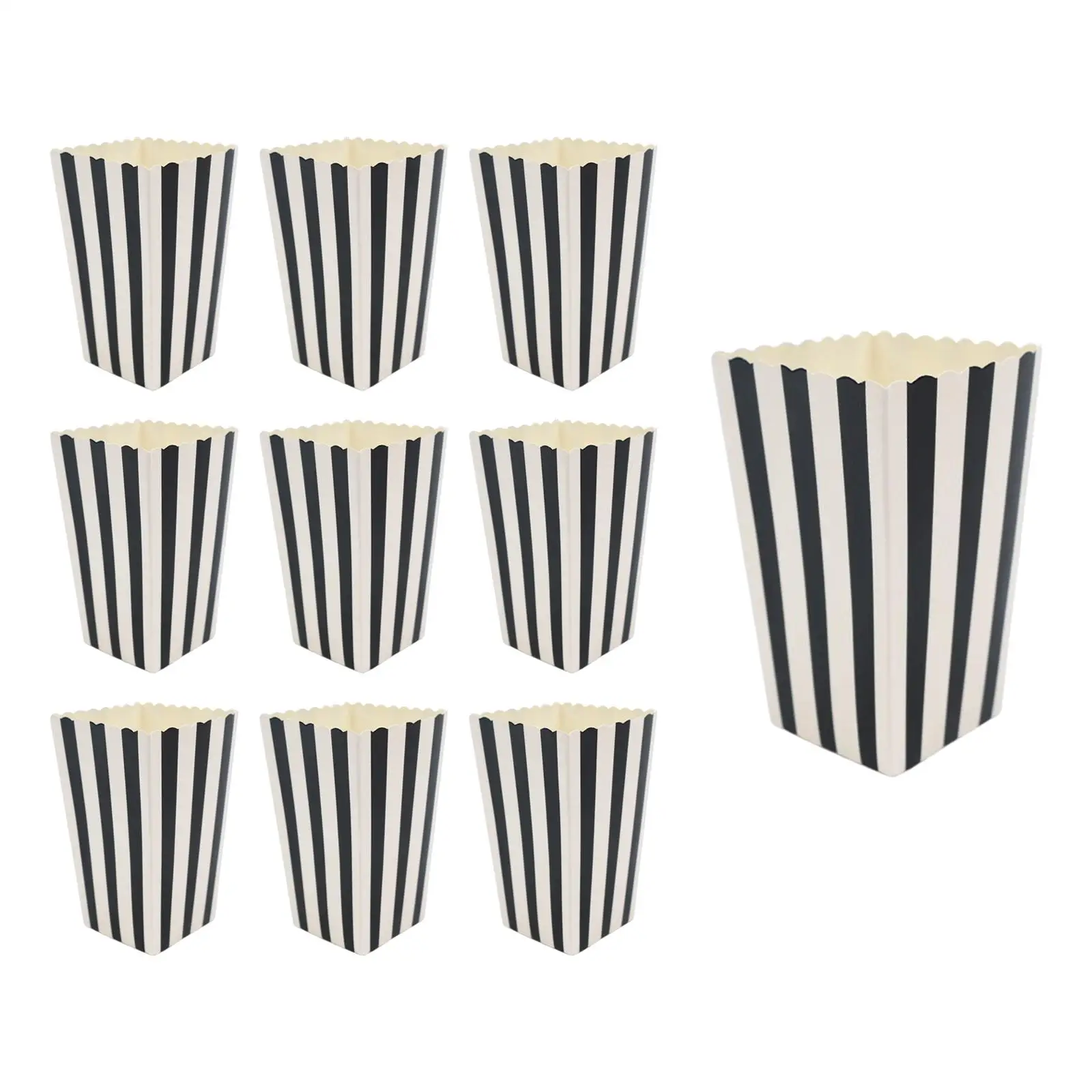 10 Pieces Disposable Tableware Sanck Containers for Favor Party Supplies