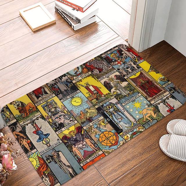 Miracle Magic Carpet Door Entry Mat Home Kitchen Blue Rug