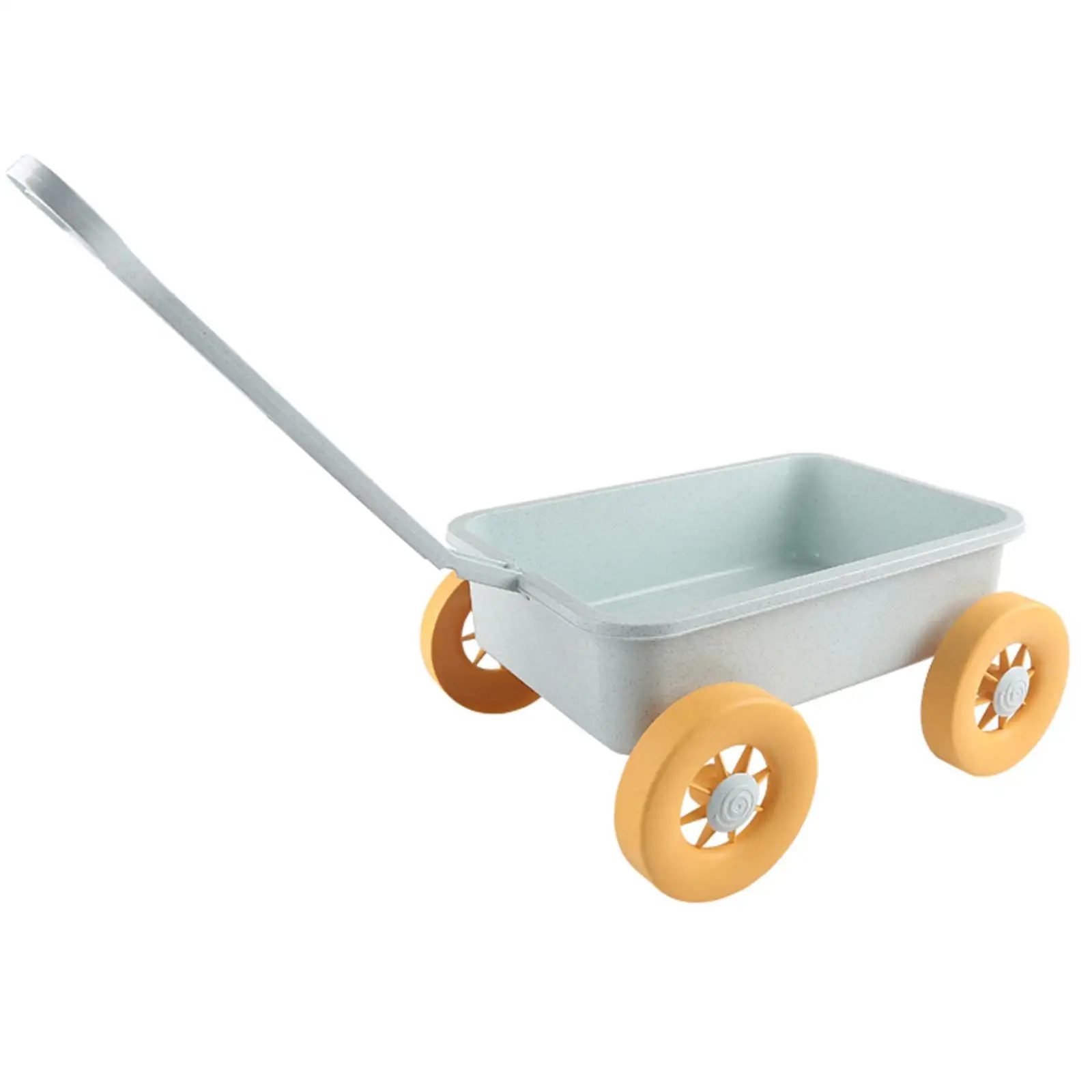 Kid Pull Beach Toy Cart Play Motor Vehicles Outdoor Toy Small Wagon Toys Wheelbarrow for Stuffed Animals Holding Small Toys