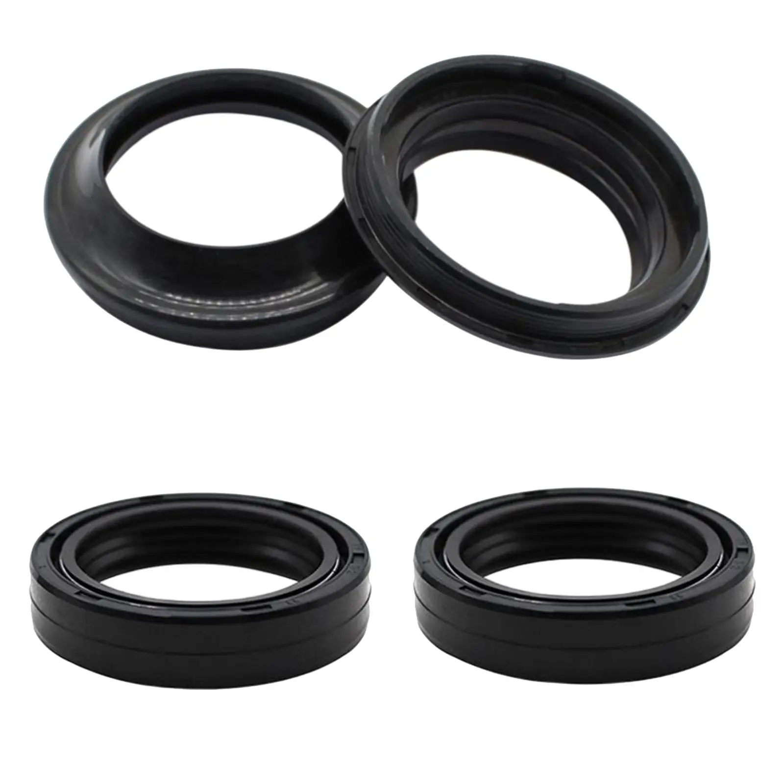 Motorcycle Fork Seal and Dust Seal Kit 49x60x10mm Rubber for Klx400 VN2000