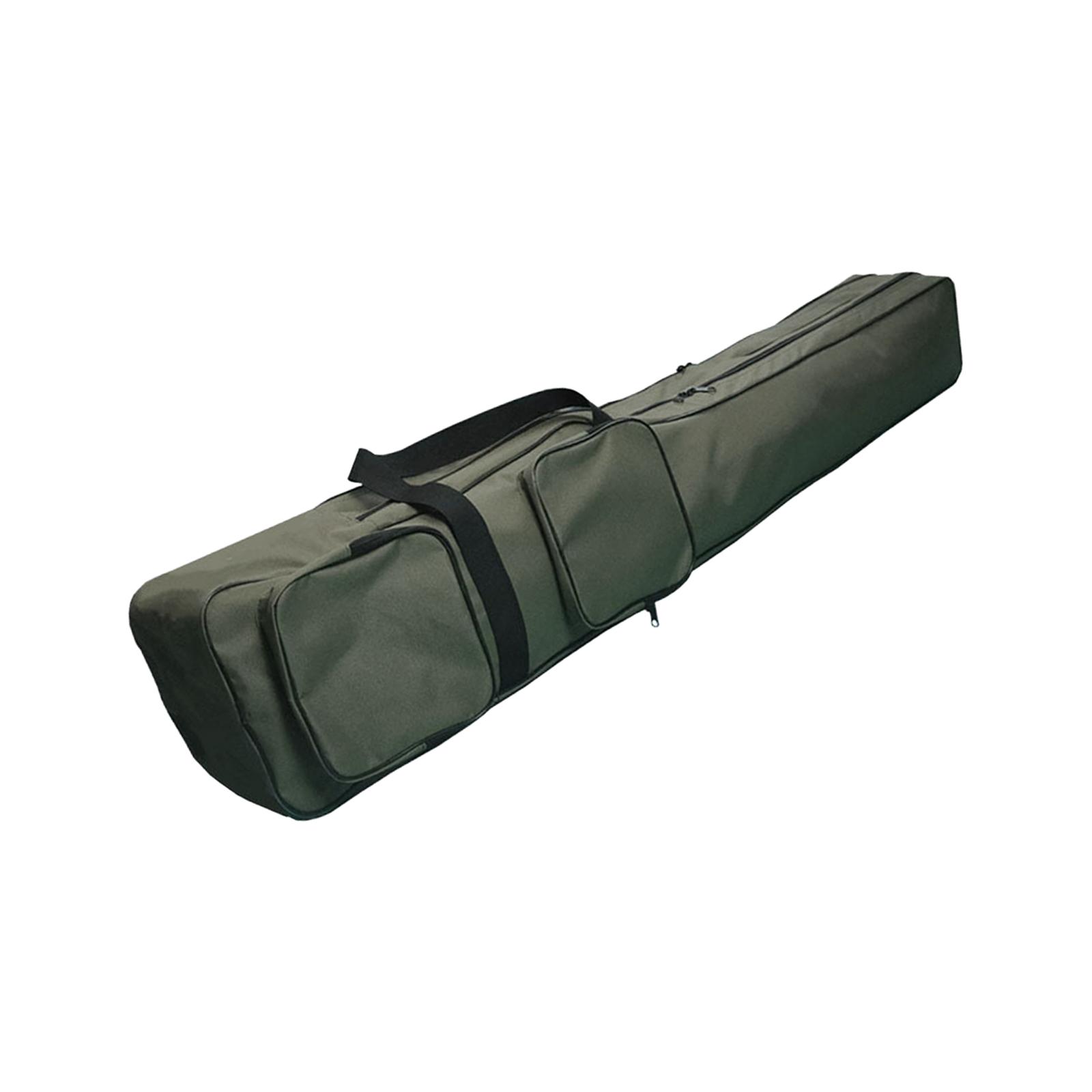 Fishing Pole Bag Carrier Storage Organizer Fishing Rod Case Bag for Ice Fishing Fly Fishing Rod Gears Travel Outdoor Fishing