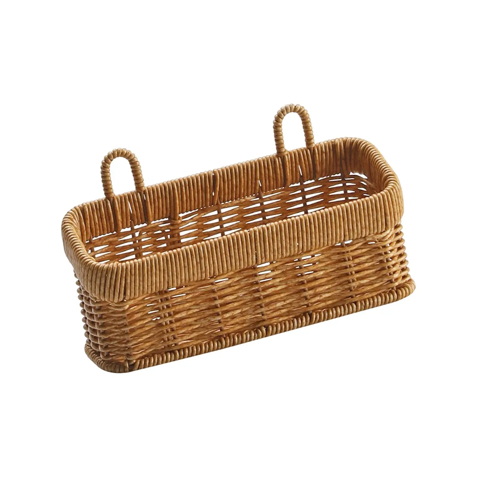 Woven Kitchen Storage Basket Simple Container Multifunctional Home Decor